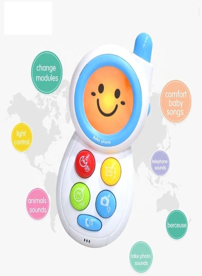 MAPA PLAY Baby Mobile Phone Musical Sensory Toy Infants Toddlers Montessori Kids Toy 1 2 3 4 5 6 Years Old Boys Girls Ideal Gift Early Learning Development [Pack of 1 Pcs] - Image 3